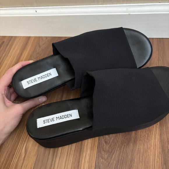 Steve Madden 90s Y2K Platform Slinky Slides Sandals - Picture 7 of 11